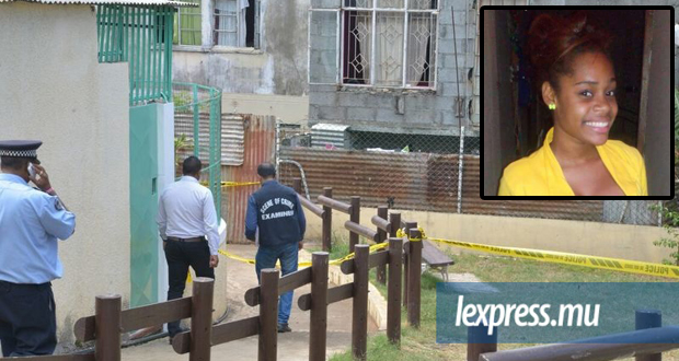 Les policiers et les officiers du Scene of Crime Office étaient sur place, à Résidence Barkly. En médaillon: Anaïs Jean.