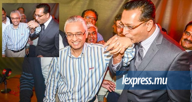 «Dir l’express met sa la Une !» s’est exclamé Roshi Bhadain après son geste.