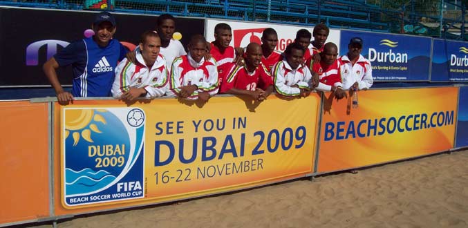 Beach soccer : Maurice prend une raclée d’entrée